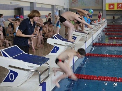 Соревнования по плаванию на призы Деда Мороза