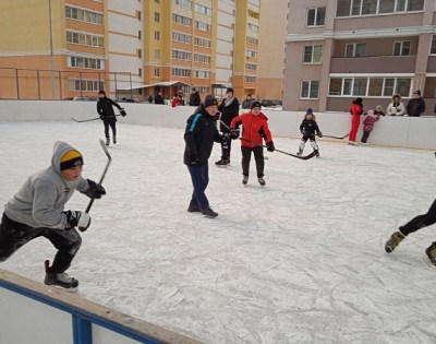 Кубок железнодорожного района по хоккею с мячом среди дворовых команд