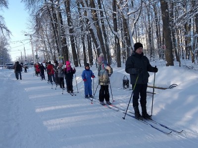 Поход выходного дня на лыжах
