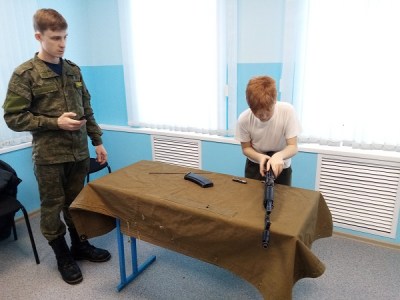 5 этап Спартакиады ЦДЮТТ «Неполная разборка и сборка автомата Калашникова»