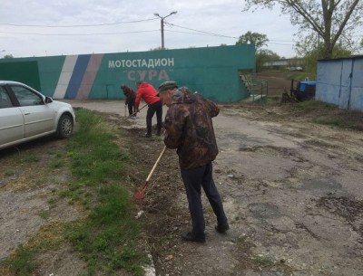 Санитарная пятница перед Днем Победы