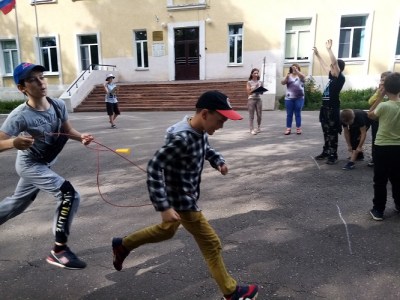 Спортивный праздник в пришкольном лагере