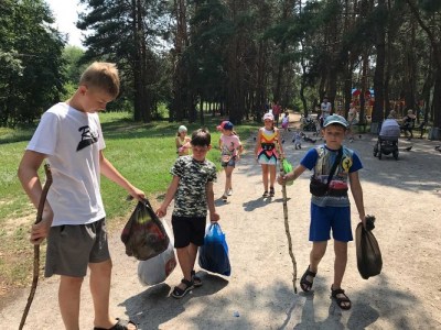 Трудовой десант юных легкоатлетов