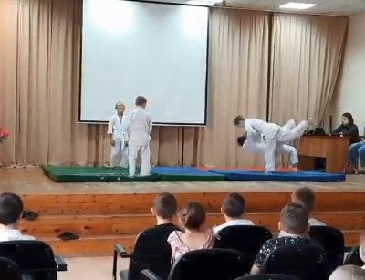 Показательные выступления по дзюдо