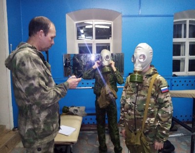 Спартакиада по снаряжению и разряжению магазинов АК-74 и Пм, а также использованию средств индивидуальной защиты