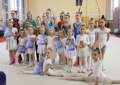 Новогодний праздник в объединении художественной гимнастики
