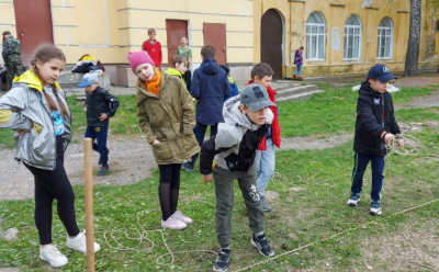 Спартакиада ЦДЮТТ: 9 этап. Первенство по спасательным работам (подача конца Александрова)