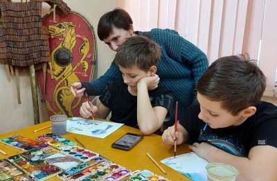 Конкурс рисунков «Зимние самоцветы»