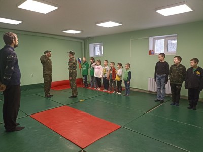 Сбор патруля следопытов и казачьего отделения