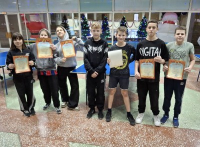 Соревнования по настольному теннису в рамках городской спартакиады «Олимпийские надежды»