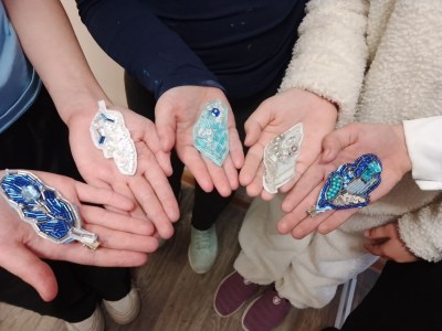 Мастер-класс по вышивке бисером «Зимние фантазии»