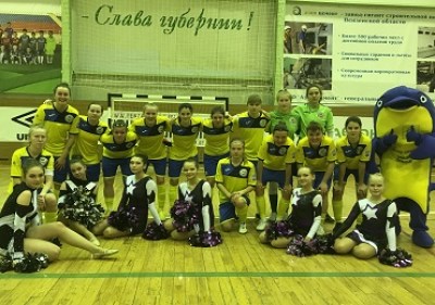  Показательные выступления на Чемпионате и Первенстве России по мини-футболу среди девушек 